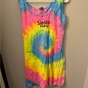 Colorful Tie-Dye Cover Up
